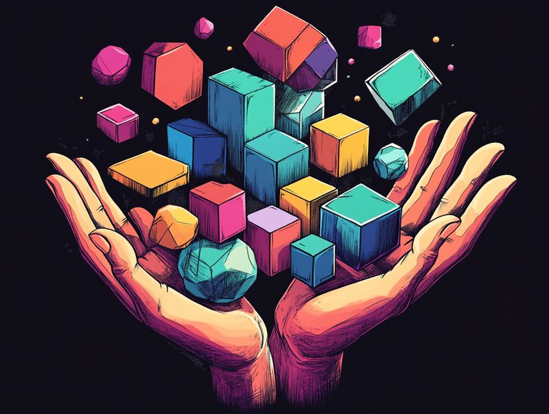 Hands holding features